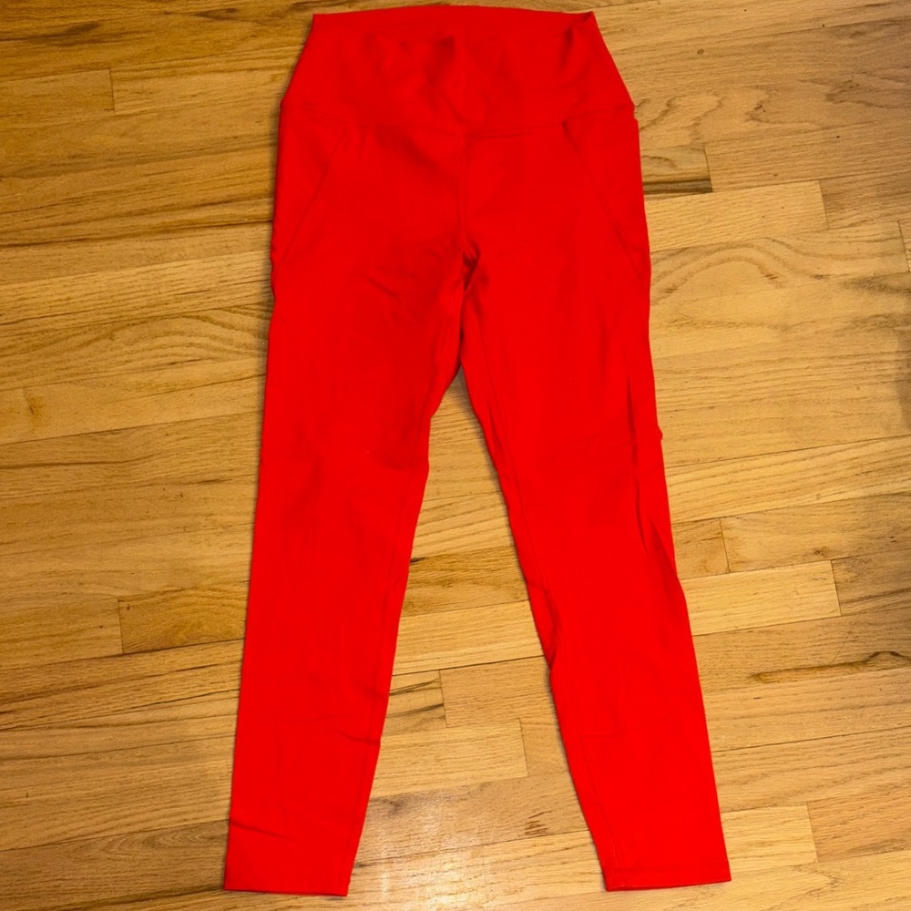 Vibrant orange/ Red women’s Leggings